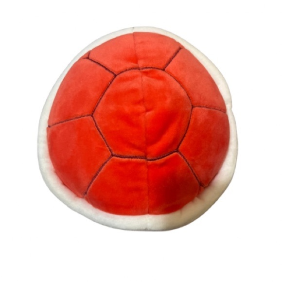 NWOT TOMY Club Mocchi- Mocchi- Mario Kart™ Red Shell Junior Plush Toy, 7” - Picture 2 of 5